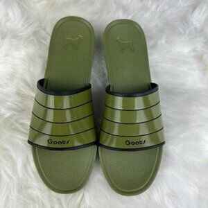 Goats The Slide K Slides Sandals in Green